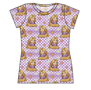 Tower Princess Check Ladies' Basic Tee