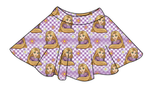 Load image into Gallery viewer, Tower Princess Check Ladies&#39; Circle Skirt