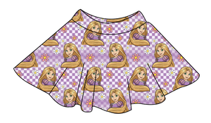 Tower Princess Check Ladies' Circle Skirt
