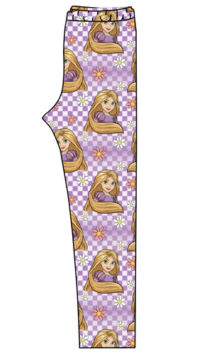 Tower Princess Check Ladies' Lounge Leggings