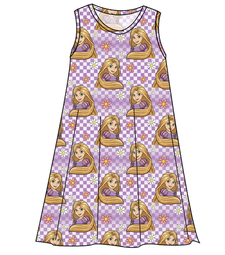 Tower Princess Check Ladies' Swing Dress