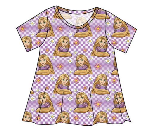 Tower Princess Check Ladies' Swing Tee