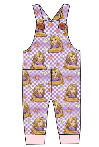 Tower Princess Check Overalls and Shortalls
