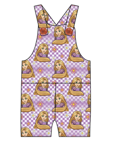 Tower Princess Check Overalls and Shortalls