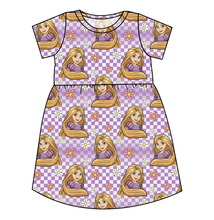 Load image into Gallery viewer, Tower Princess Check Play Dress