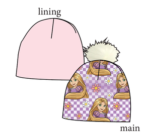Tower Princess Check Slouchy Beanie (Reversible!)