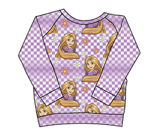 Load image into Gallery viewer, Tower Princess Check Classic Hoodie (or Crewneck)