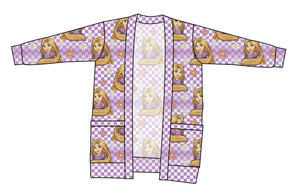 Tower Princess Check Ladies' Grandpa Cardigan