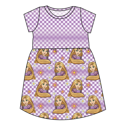 Tower Princess Check Play Dress