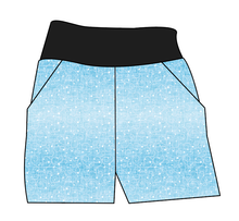 Load image into Gallery viewer, Soft Blue Swirls Basic Joggers And Jogger Shorts