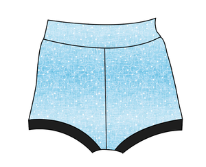 Soft Blue Swirls Bummies
