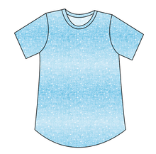 Load image into Gallery viewer, Soft Blue Swirls Ladies&#39; Relaxed Tee