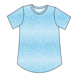 Soft Blue Swirls Ladies' Relaxed Tee