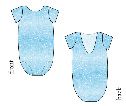 Soft Blue Swirls Leo