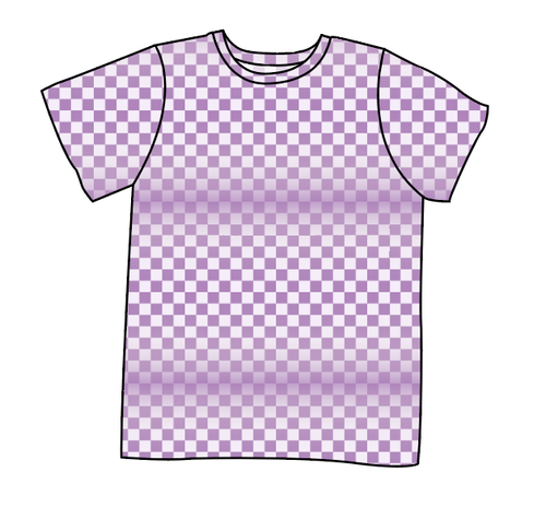 Purple Check Basic Tee and Tank
