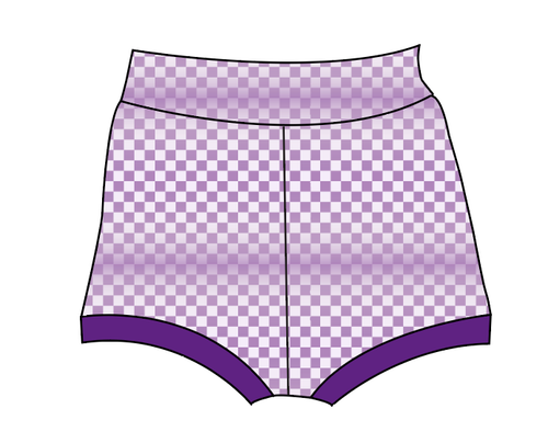 Purple Check Bummies