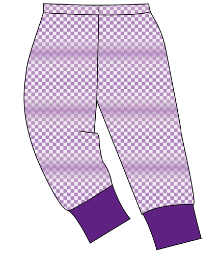 Purple Check Mens' Lounge Pants