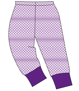 Purple Check Mens' Lounge Pants