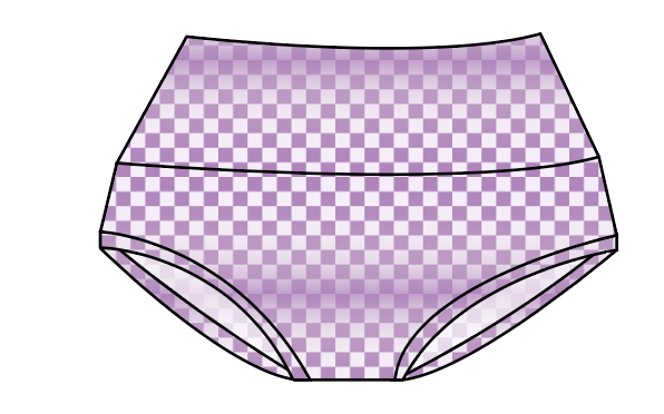 Purple Check Ladies' Underwear