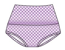 Load image into Gallery viewer, Purple Check Ladies&#39; Underwear