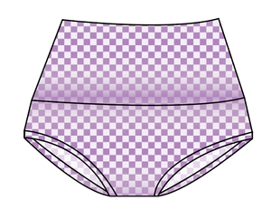 Purple Check Ladies' Underwear