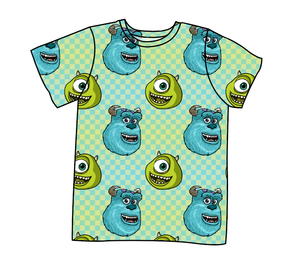 Monster Check Basic Tee and Tank