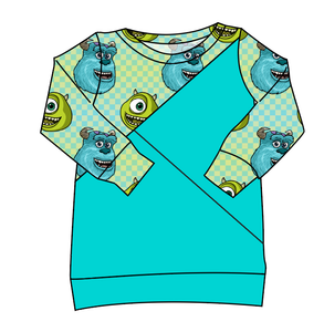 Monster Check Classic Hoodie (or Crewneck)