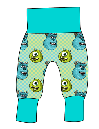 Monster Check Grow With Me Pants And Shorts