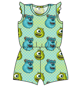 Monster Check Ivy Summer Romper