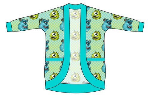 Monster Check Ladies' Cocoon Cardigan