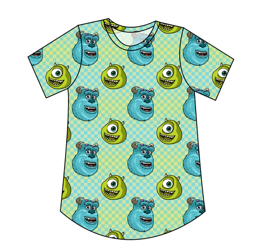 Monster Check Ladies' Relaxed Tee