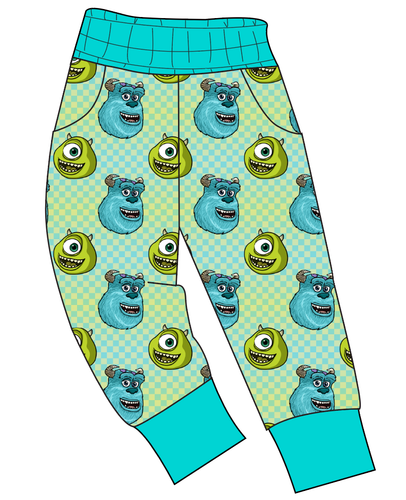 Monster Check Mens' Joggers and Jogger Shorts
