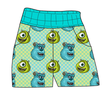 Load image into Gallery viewer, Monster Check Ladies&#39; Joggers and Jogger Shorts