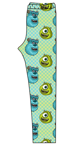 Monster Check Ladies' Lounge Leggings