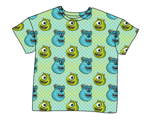 Monster Check Ladies' Oversized Tee