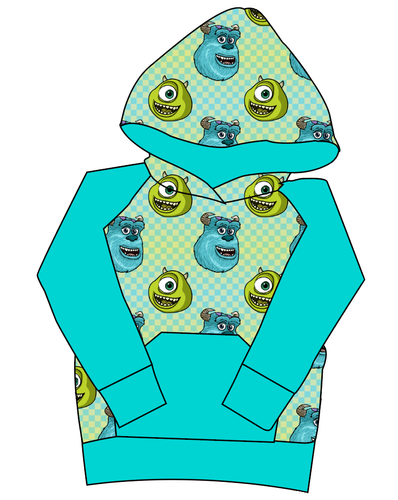 Monster Check Mens' Hoodie