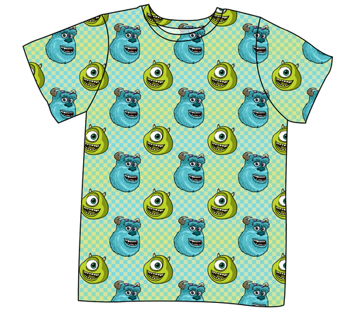 Monster Check Mens' Tee