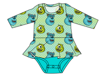 Load image into Gallery viewer, Monster Check Peplum Top