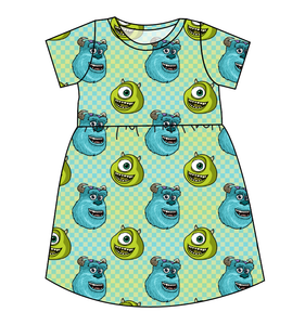 Monster Check Play Dress