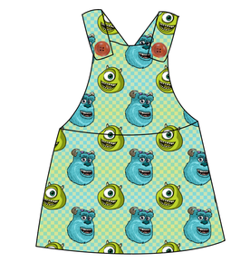 Monster Check Skirt-Alls