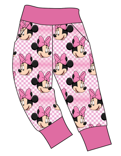 Minnie Check Basic Joggers And Jogger Shorts