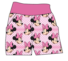 Load image into Gallery viewer, Minnie Check Basic Joggers And Jogger Shorts