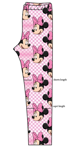 Minnie Check Basic Leggings
