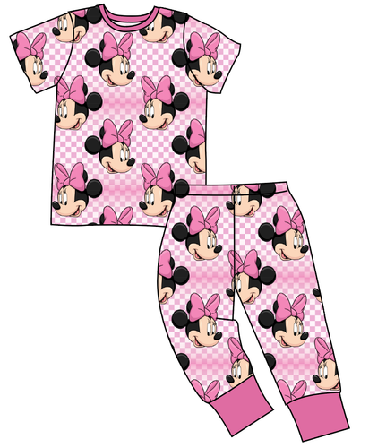 Minnie Check Basic Loungewear Set
