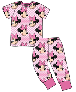 Minnie Check Basic Loungewear Set