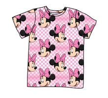 Load image into Gallery viewer, Minnie Check Basic Tee and Tank
