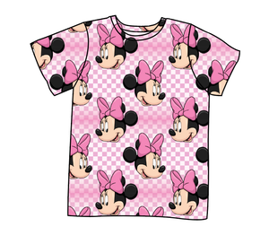 Minnie Check Basic Tee and Tank