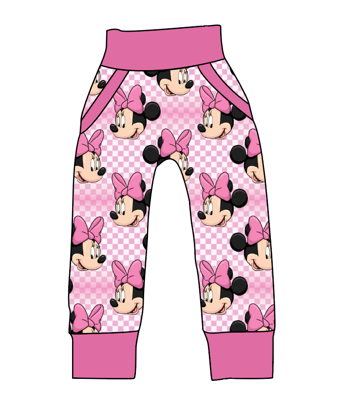 Minnie Check Beanpole Pants And Shorts