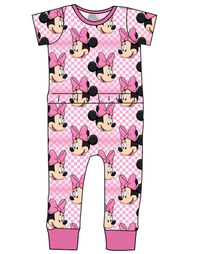 Minnie Check Bennett Pants and Shorts Length T-Shirt Romper