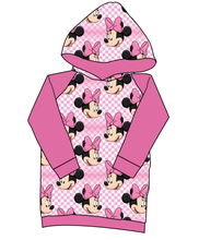 Load image into Gallery viewer, Minnie Check Classic Hoodie (or Crewneck)